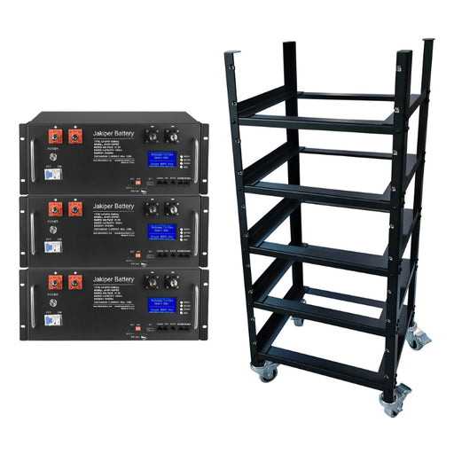 Jakiper PRO [V2] 48V / 100Ah Lithium Battery - 5.12kWh Server Rack Battery | 10-Year Warranty | UL1642, UL1973 - ShopSolar.com