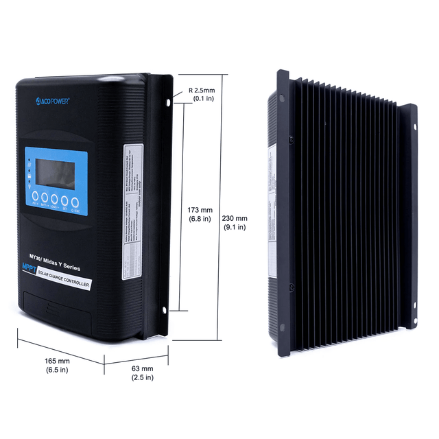 ACOPOWER Midas 30A MPPT Solar Charge Controller - ShopSolar.com