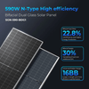 Sungold Power 590W Bifacial Solar Panel | Up to 796W Output | Dual-Glass | N-Type Monocrystalline | UL61730 + CEC Listed | 30-Year Warranty - ShopSolar: Complete Solar Kits + Lifetime Customer Support