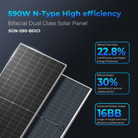 SunGold Power 590W Bifacial N-Type Monocrystalline Solar Panel | Up to 796W Output | Dual-Glass | UL61730 + CEC Listed | 30-Year Warranty - ShopSolar: Complete Solar Kits + Lifetime Customer Support