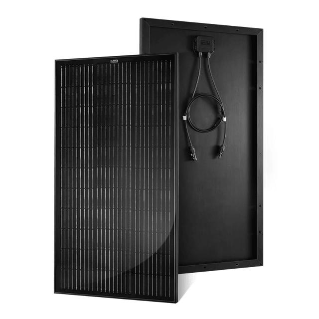 MEGA 100 | 100 Watt Solar Panel | Premier 12V Off-Grid Solar Panel for Vans, Campers, Boats | 25-Year Output Warranty | UL Certified - ShopSolar: Complete Solar Kits + Lifetime Customer Support