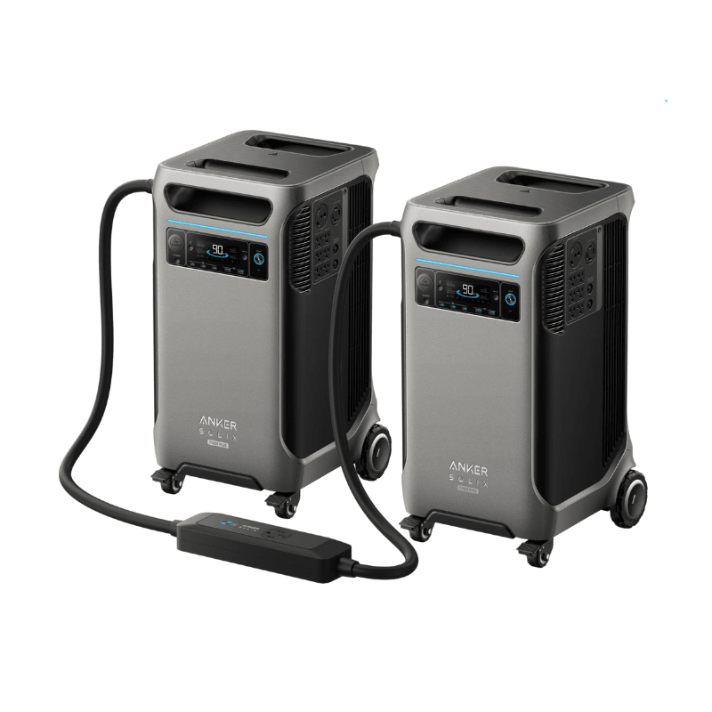 Anker F3800 [PLUS] Dual Kits - 7,680Wh / 6,000W | 120V/240V Output | 6,400W Solar Input | Choose Your Bundle Option | 5-Year Warranty