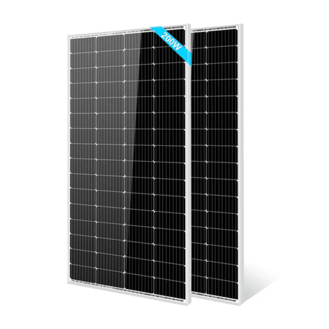 SunGold Power 200W Monocrystalline Solar Panel | 20.41% Efficiency | IP67 Connectors | IP65 Junction Box | 5-Year Warranty