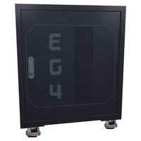 EG4 Enclosed Battery Rack [Pre-Assembled] | 3 Slot | Wheels Included - ShopSolar.com