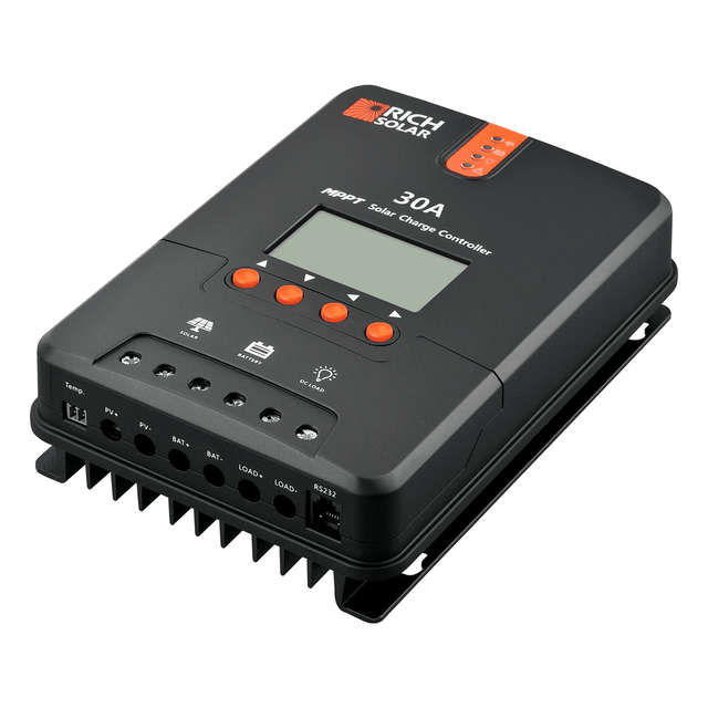 Rich Solar 30 Amp MPPT Solar Charge Controller - ShopSolar.com