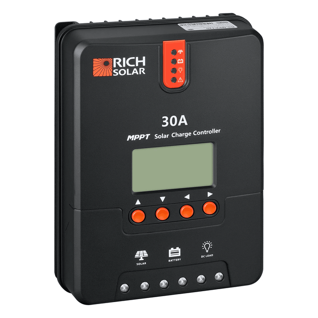 Rich Solar 30 Amp MPPT Solar Charge Controller - ShopSolar.com