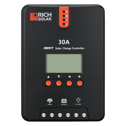 Rich Solar 30 Amp MPPT Solar Charge Controller - ShopSolar.com