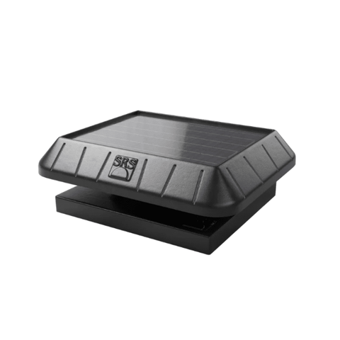 SunRise Solar Attic Fan with Integrated Solar Panel | 30W–45W Options | Flat or Curb Base | Up to 2,800 sq/ft Cooling