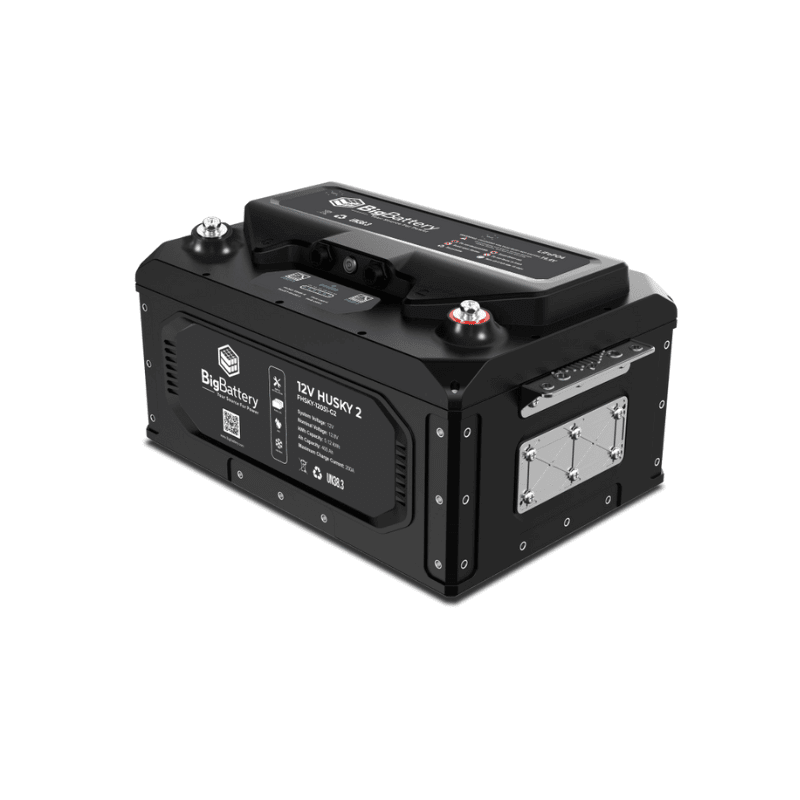 BigBattery 12V HUSKY 2 LiFePO4 Battery | 400Ah, 5.12kWh | Built-In BMS + Ring Terminal | 10-Year Warranty - ShopSolar: Complete Solar Kits + Lifetime Customer Support