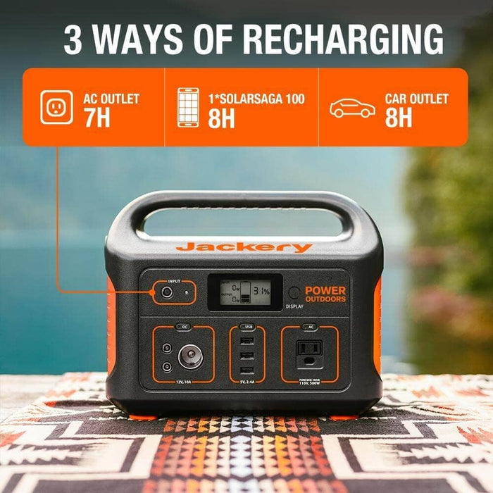 3 ways to charge the Jackery Explorer 550 - ShopSolarKits.com