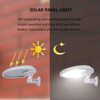 Solar Powered Integrated LED Mini UFO Flood Light, EPIR Motion Activation With Dusk To Dawn All Night Illumination - ShopSolar.com