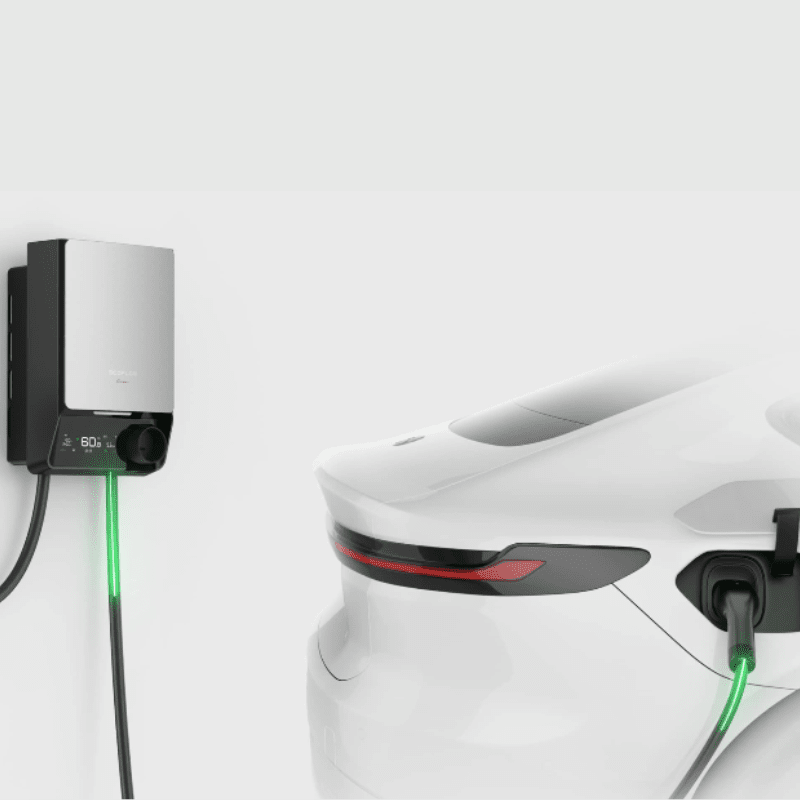 EcoFlow OCEAN EV Charger | 11.5kW Fast Charging | Smart Solar-Optimized EV Charging | Wi-Fi & Bluetooth Enabled | Indoor/Outdoor | 5-Year Warranty - ShopSolar: Complete Solar Kits + Lifetime Customer Support