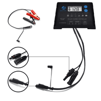 ACOPOWER 20A ProteusX Waterproof PWM Solar Charge Controller with Alligator Clips and MC4 Connectors - ShopSolar.com