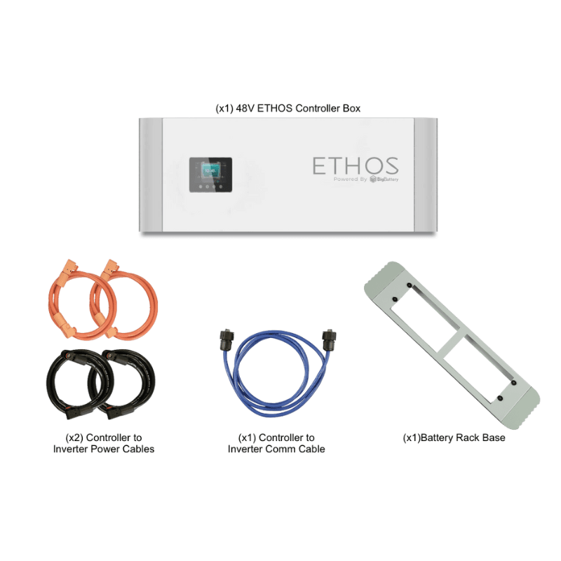 BigBattery ETHOS 12kW Energy Storage System | 10.2–30.7kWh | Modular LiFePO4 | Indoor-Ready | 12-Year Warranty - ShopSolar: Complete Solar Kits + Lifetime Customer Support