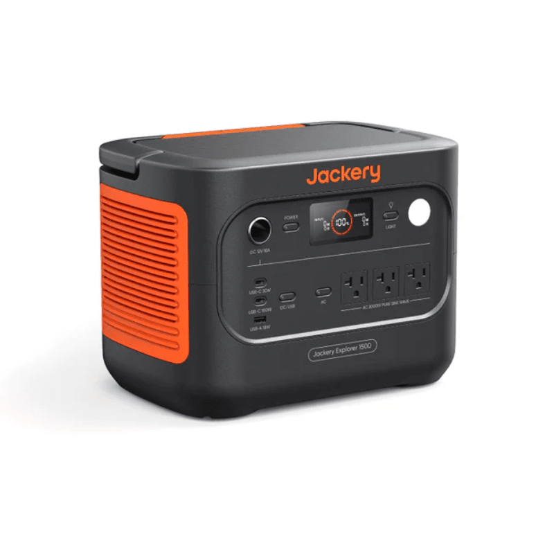 Jackery Solar Generator 1500 V2 | 2,000W Output / 1,536Wh LiFePO4 | 80 Min Fast Charge + 10ms UPS | Unit Only or 100W Solar Panel Kit | 5-Year Warranty - ShopSolar: Complete Solar Kits + Lifetime Customer Support