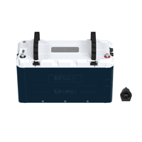 Epoch 12V 460Ah LiFePO4 Battery | IP67 Waterproof | Bluetooth Monitoring + Heating | Victron Comms | 10-Year Warranty - ShopSolar.com
