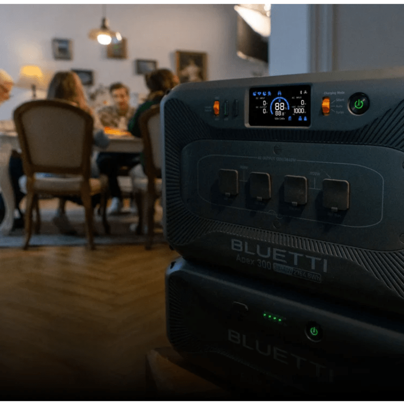 BLUETTI [APEX 300] Modular Power Station | 3,840W / 2,765Wh | 120V/240V Dual Voltage | 5-Year Warranty | Choose Your Bundle - ShopSolar: Complete Solar Kits + Lifetime Customer Support