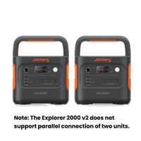 Jackery Explorer 2000 v2 Portable Power Station | 2,042Wh LiFePO4 Battery | 2,200W Output | UPS ≤20ms | 1.7-Hr Emergency Charge | 5-Year Warranty - ShopSolar: Complete Solar Kits + Lifetime Customer Support