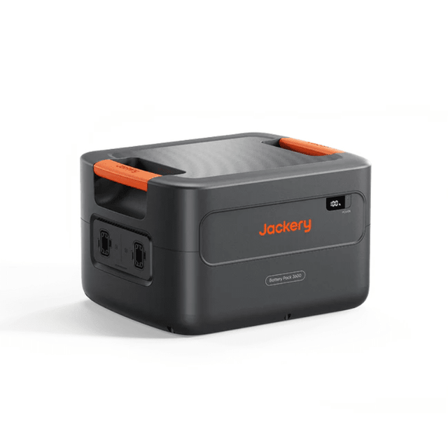 Jackery Battery Pack 3600 Plus | 3,584Wh Expandable LiFePO4 Battery | Add-On for Jackery Explorer 3000 Pro & 2000 Plus | 5-Year Warranty - ShopSolar.com
