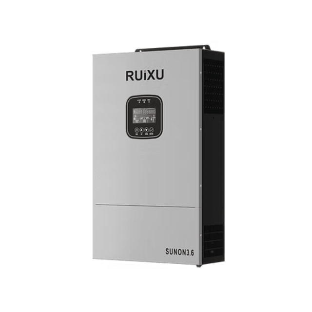 RUiXU SUNON3.6 Off-Grid Inverter | 3.6kW | 48V | Stackable to 21.6kW | UL1741 Certified | Hybrid Solar & Grid Charging | WiFi Monitoring - ShopSolar: Complete Solar Kits + Lifetime Customer Support