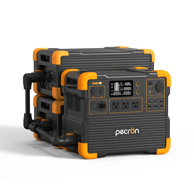 Pecron E2400LFP 2,400W / 2,048Wh Portable Power Station + Choose Your Custom Bundle | LiFePO4 Battery | Expandable Solar Kits | 4-Year Warranty - ShopSolar: Complete Solar Kits + Lifetime Customer Support