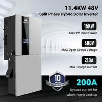 SunGoldPower 11.4kW 48V Split Phase Hybrid Solar Inverter | Whole Home Backup (200A) | SGN-11K15PRO | 15kW PV Input, 3 MPPT, UL Certified | 10-Year Warranty - ShopSolar: Complete Solar Kits + Lifetime Customer Support