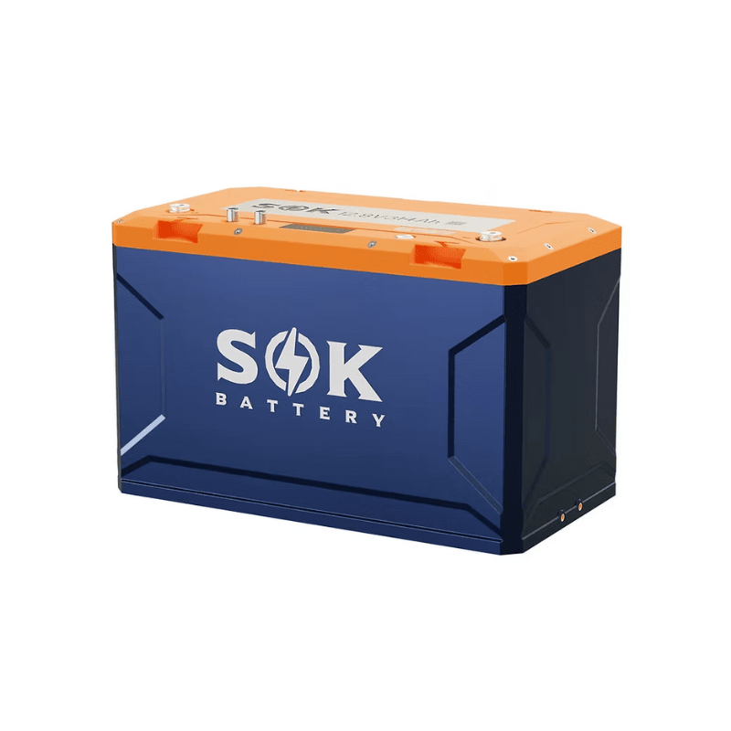 SOK 314Ah 12V LiFePO4 Battery | 3.7kWh | Bluetooth, Built-In Heater + CANBus | SK12V314 | 4,000–8,000 Cycles | 7-Year Warranty - ShopSolar: Complete Solar Kits + Lifetime Customer Support