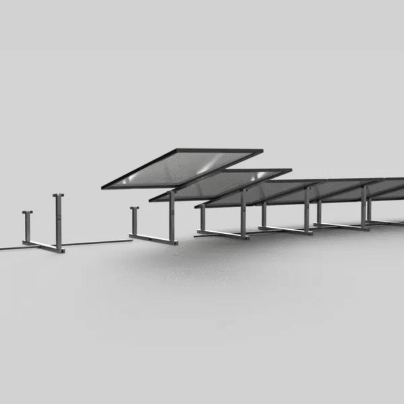 IntegraRack IR-15 BallastRack Solar Module Racking System | 1 Fixed Leg | 15° Tilt | Fits Any Panel Size | No Footings | Hurricane Rated | Made in USA - ShopSolar: Complete Solar Kits + Lifetime Customer Support