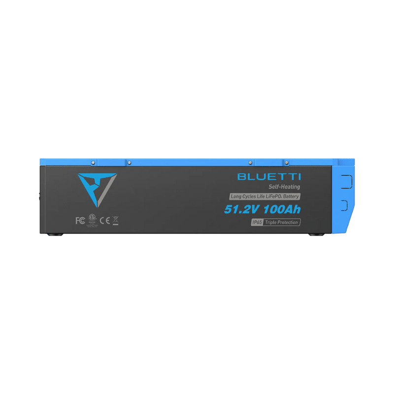 BLUETTI B4810 LiFePO4 Battery | 5,120Wh (51.2V, 100Ah) | Modular, Self-Heating, IP65 Rated | 5-Year Warranty - ShopSolar: Complete Solar Kits + Lifetime Customer Support