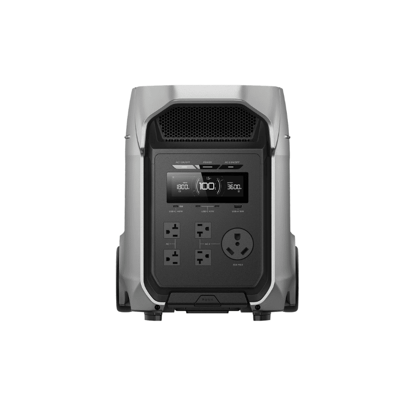 EcoFlow DELTA 3 Ultra Plus – 3,072Wh / 3,600W Portable Power Station + Smart Output Priority Tech | Expandable to 11kWh | 5-Year Warranty | Complete Solar Kit - ShopSolar: Complete Solar Kits + Lifetime Customer Support