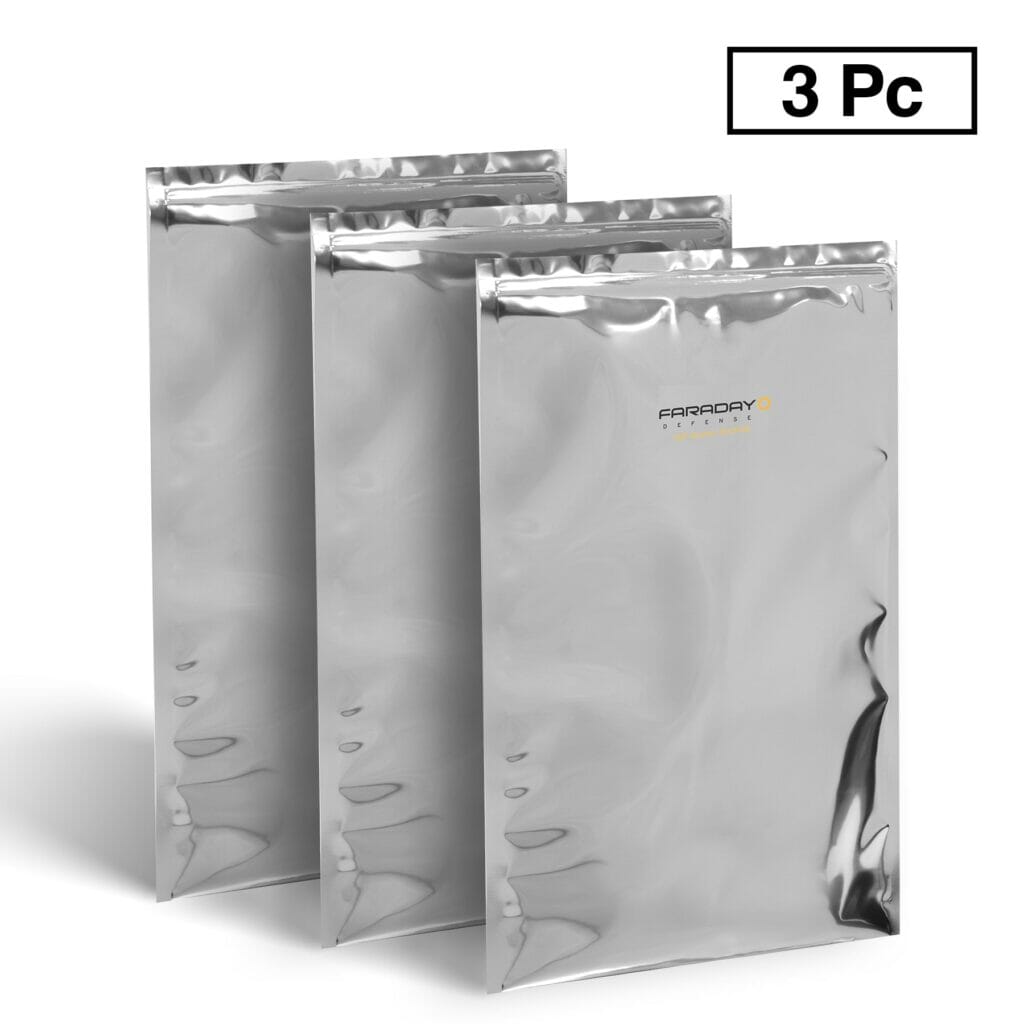 Faraday Defense NEST-Z Kit Faraday Bags - 3pc X-Large Laptop 12in x ...