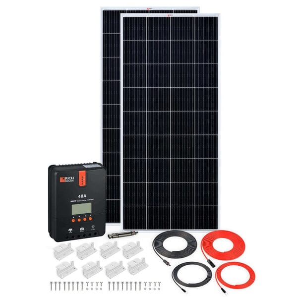 400 Watt Solar Kit [2 x 200W Rigid Panels]