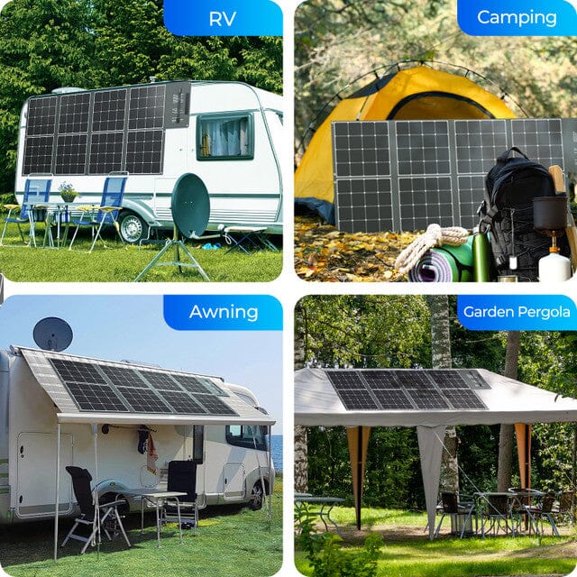 Renogy 400W Portable Solar Panel Foldable Monocrystalline Solar Blanket - ShopSolar.com