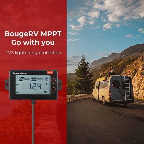 BougeRV MPPT Solar Charge Controller 40 Amp 12V/24V - ShopSolar.com