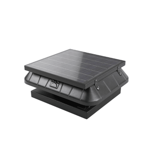 SunRise Solar Attic Fan with Integrated Solar Panel | 30W–45W Options | Flat or Curb Base | Up to 2,800 sq/ft Cooling - ShopSolar: Complete Solar Kits + Lifetime Customer Support