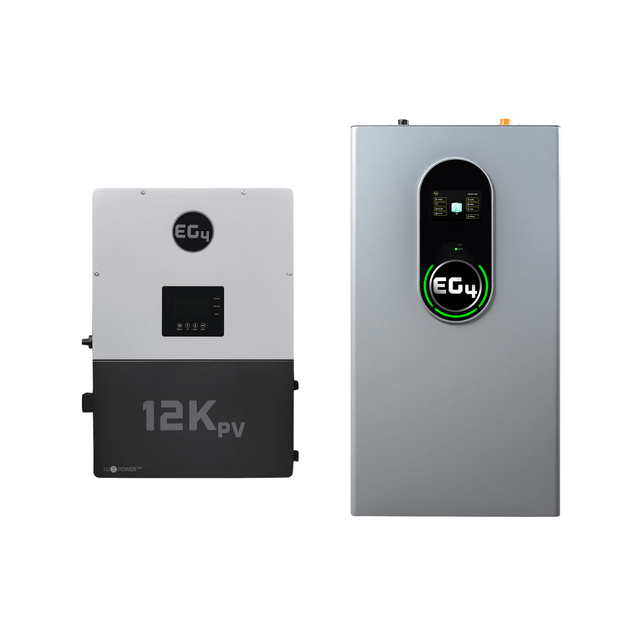 1 EG4 12kPV + 1 x EG4-WallMount Indoor Battery | 14.3kWh Capacity