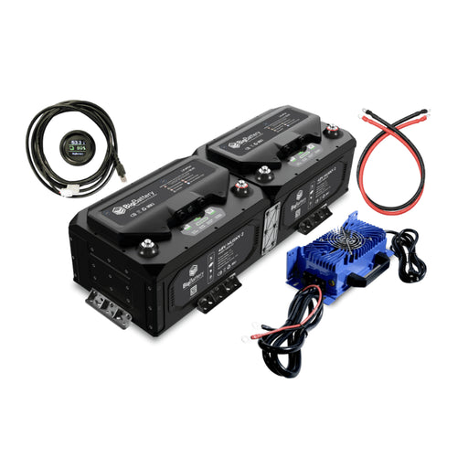 BigBattery 48V HUSKY 2 LiFePO4 Battery | 103Ah / 5.12kWh | Self-Heating, IP65, CANBus | Solar, RV, Golf Cart Use | 10-Year Warranty - ShopSolar.com