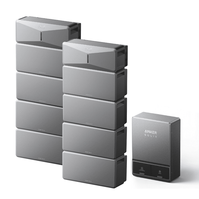 Anker SOLIX E10 DUAL - Whole Home Backup System | 12-48 kWh LiFePO4 Battery | 20-60 kW Turbo Output | Smart Grid & Storm-Guard - ShopSolar: Complete Solar Kits + Lifetime Customer Support