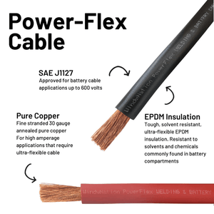 4/0 Gauge Welding & Battery Cable | Pure Copper | Ultra-Flexible EPDM | 600V | -58°F to 221°F - ShopSolar: Complete Solar Kits + Lifetime Customer Support