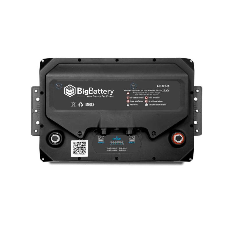 BigBattery 12V HUSKY 2 LiFePO4 Battery | 400Ah, 5.12kWh | Built-In BMS + Ring Terminal | 10-Year Warranty - ShopSolar: Complete Solar Kits + Lifetime Customer Support
