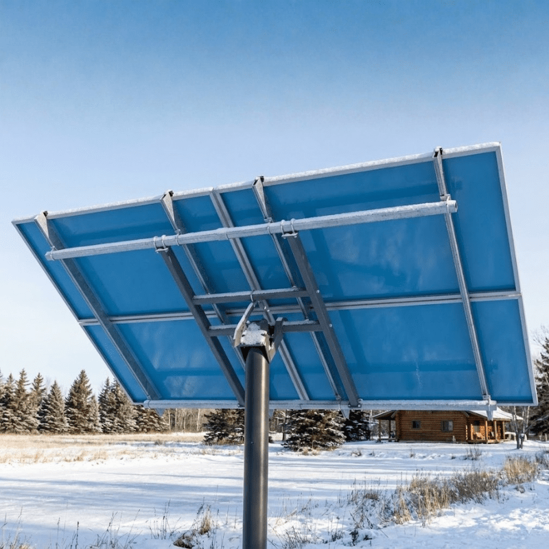 Tamarack Solar Top of Pole Mount for 4 Modules | 6" Sch 40/80 Pole | 10°–60° Tilt | Up to 45.5" Wide | TTP-A-4-93 - ShopSolar: Complete Solar Kits + Lifetime Customer Support