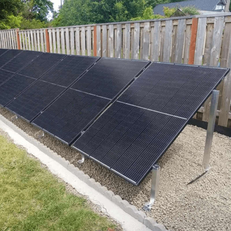 IntegraRack IR‑30 Ground Mount BallastRack Solar Module Rack | 1 Adjustable Leg | Universal Panel Fit | No Concrete Needed | Made in USA | UL 2703 | 30° Tilt - ShopSolar: Complete Solar Kits + Lifetime Customer Support