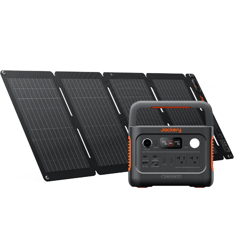 Explorer 300 V2 + 40W SolarSaga Air Mini Solar Panel