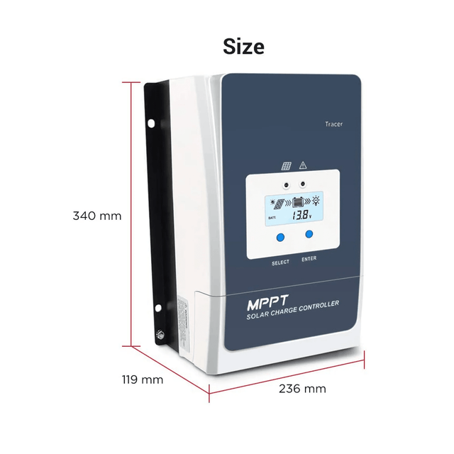 ACOPOWER 60A MPPT Solar Charge Controller - ShopSolar.com