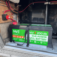NUEPower 24V 200Ah LiFePO4 Battery | 5,120Wh | 8D Case | Bluetooth Monitoring | 5-Year Warranty - ShopSolar: Complete Solar Kits + Lifetime Customer Support