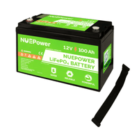 NUEPower 12V 100Ah LiFePO4 Battery | 1,280Wh | UL 1973 Certified | Bluetooth App | 5-Year Warranty - ShopSolar: Complete Solar Kits + Lifetime Customer Support