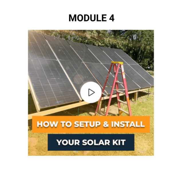 The Solar + Storage Blueprint | Step-By-Step Video Training, Example Setup Diagrams, Installation Instructions & More + 40-Page PDF Solar Handbook | Lifetime Access! - ShopSolar.com