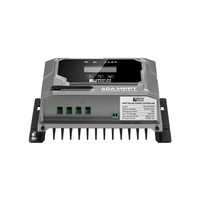 Rich Solar Bravo 40A MPPT Solar Charge Controller | 12V/24V Auto-Detect | LCD Display | 5-Year Warranty - ShopSolar.com