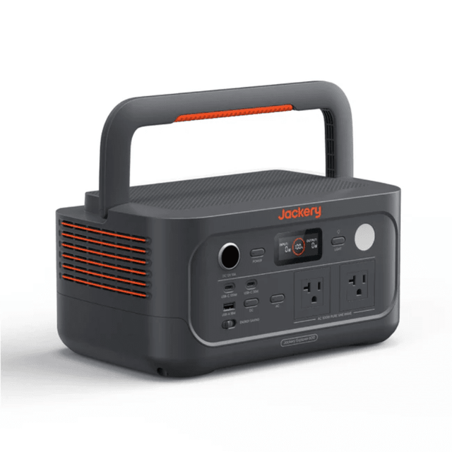 Jackery Explorer 600 v2 Solar Generator Kits | 640Wh | 500W (1,000W Surge) | Dual 100W USB-C | ≤0.01s UPS | 3+2 Year Warranty - ShopSolar: Complete Solar Kits + Lifetime Customer Support