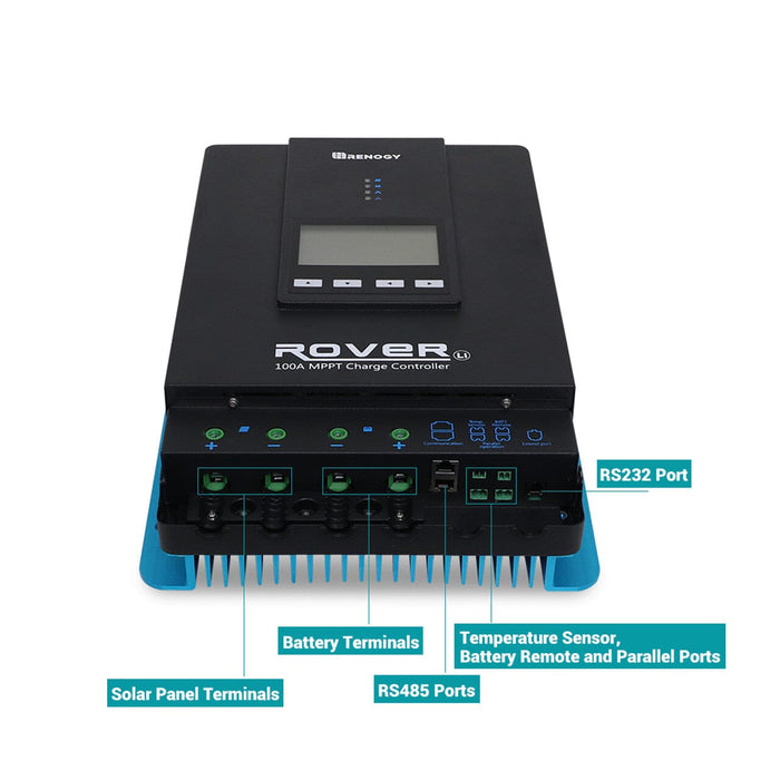 Rover 100 Amp MPPT Solar Charge Controller - ShopSolarKits.com